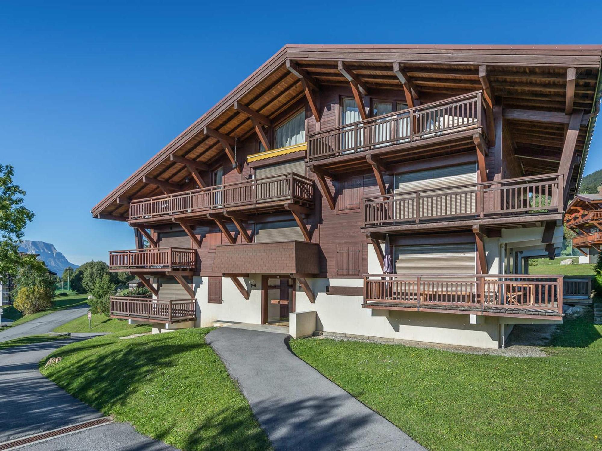 Studio 4 Pers - Balcon - Proximite Pistes Et Golf - Tv - Garage - Animaux Ok - Tennis En Ete - Fr-1-453-82 Межев Екстер'єр фото